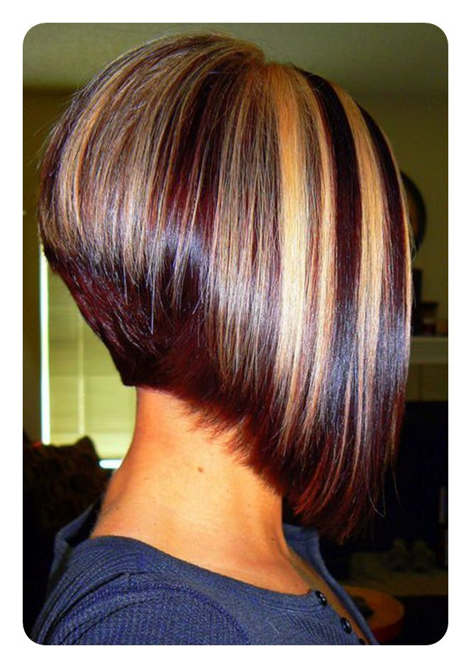 Long Stacked Hair Cut
 92 Layered Inverted Bob Hairstyles That You Should Try