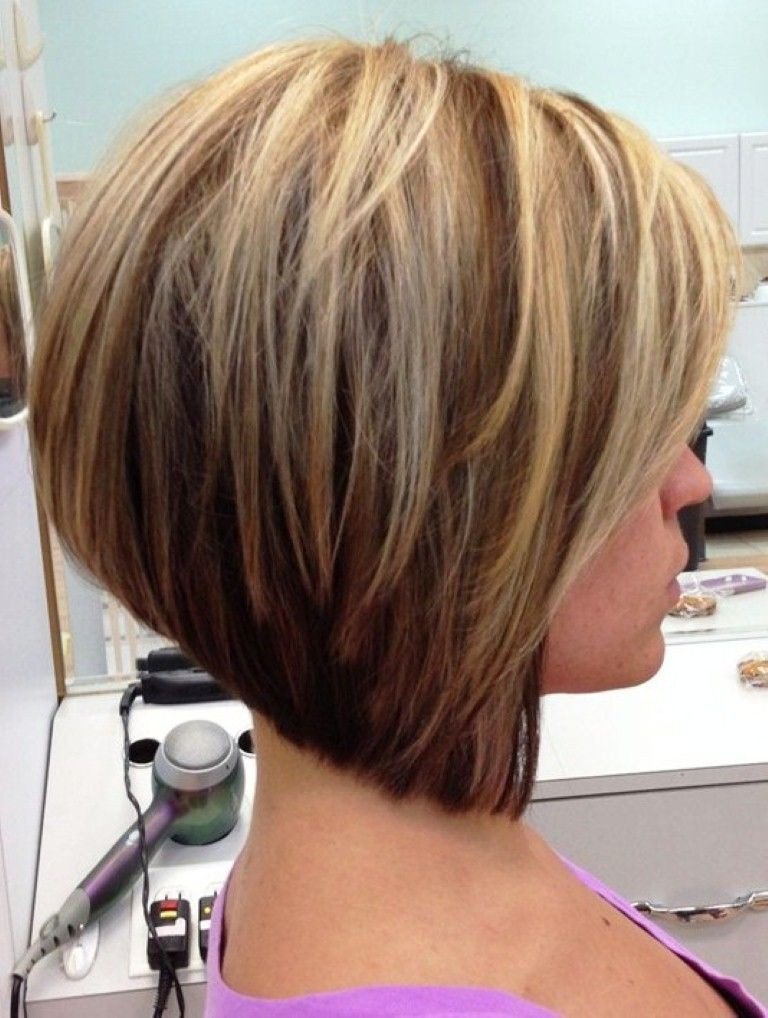 Long Stacked Hair Cut
 Stacked Inverted Bob Hairstyles