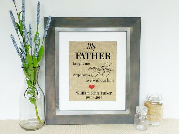 Loss Of Father Gift Ideas
 DEATH OF FATHER Sympathy Gifts Condolence Gift for Loss of