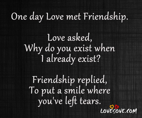 Love Friendship Quotes
 Inspirational Quotes About Love And Friendship QuotesGram