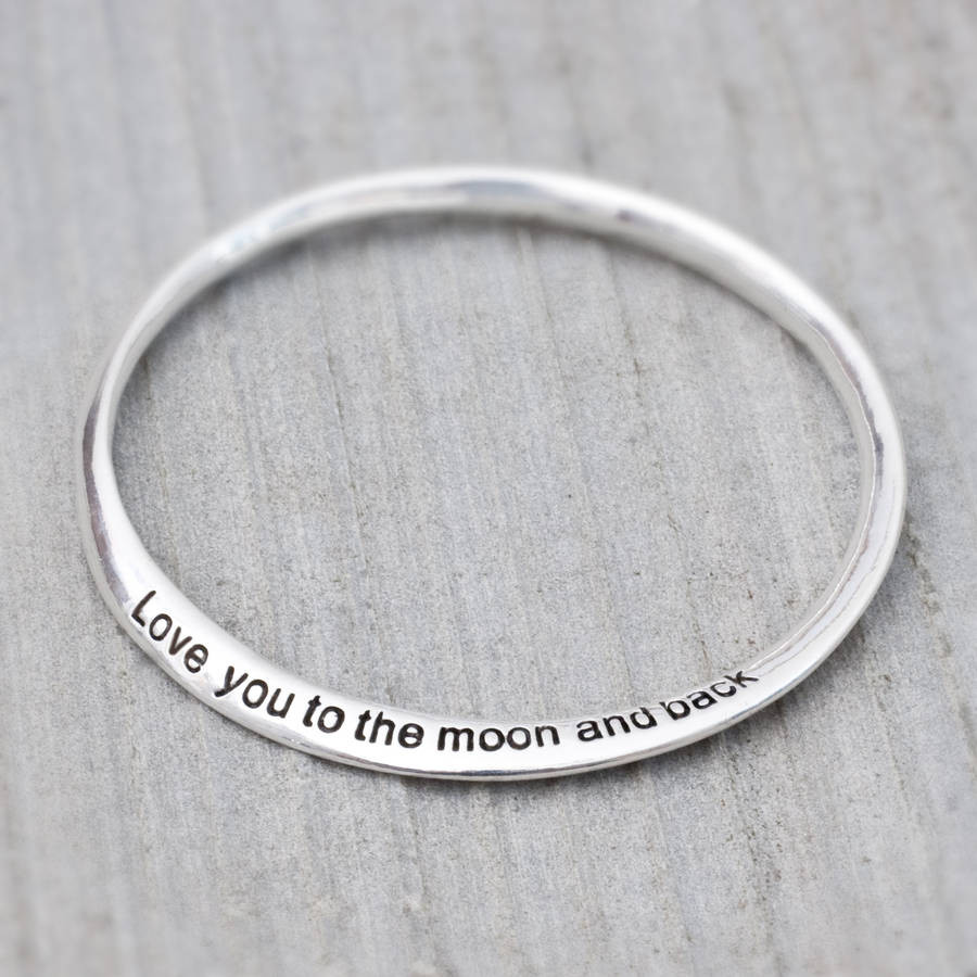 Love You To The Moon And Back Bracelet
 love you to the moon and back bracelet by bloom boutique