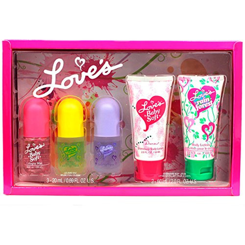 Loves Baby Soft Perfume Gift Set
 Dana Loves Baby Soft Cologne Body Spray Lotion Box Set for