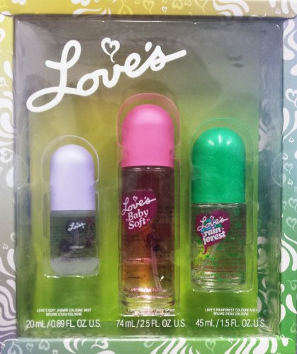 Loves Baby Soft Perfume Gift Set
 DANA 3 Piece Love s Baby Soft Body Spray Set Health Beauty