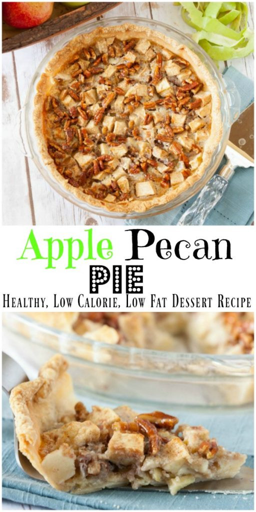 Low Calorie Apple Pie
 Apple Pecan Pie Less Sugar Low Calorie Food Done Light