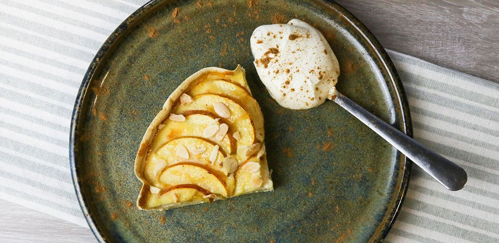 Unique Low-Calorie Apple Tart