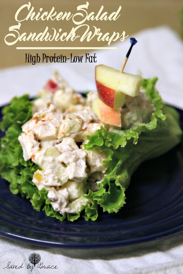 Low Calorie Chicken Salad Recipe
 Low Fat Protein Rich Chicken Salad Sandwich Wraps