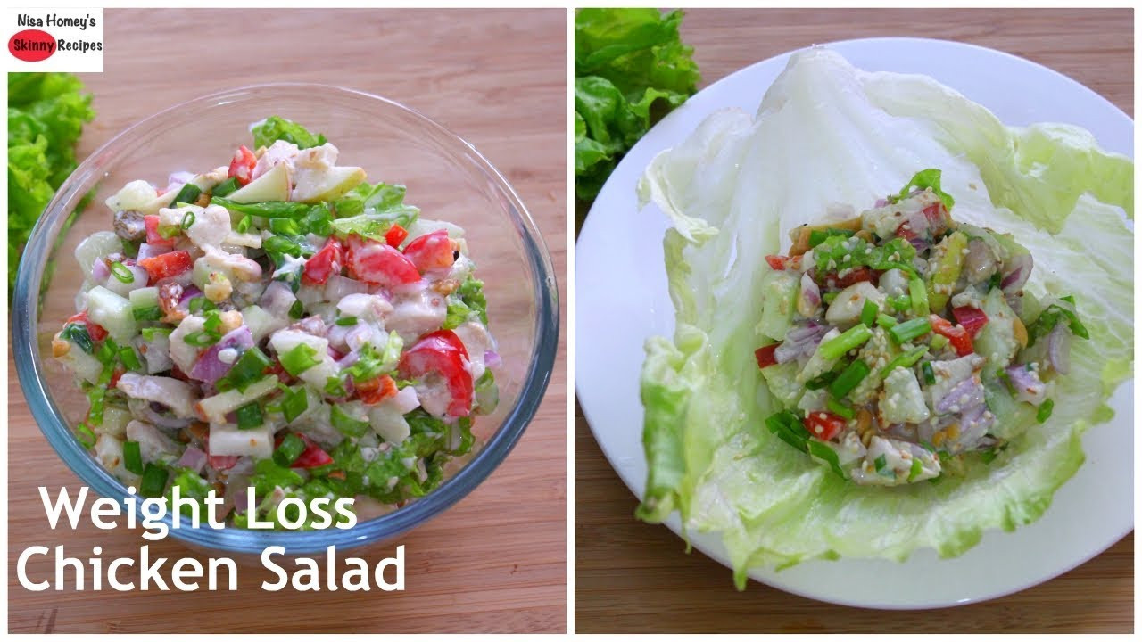 Low Calorie Chicken Salad Recipe
 Weight Loss Chicken Salad Recipe Oil Free Skinny Recipes