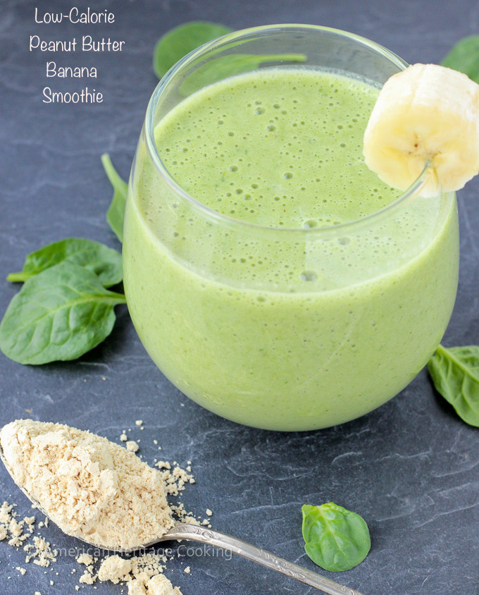 Low Calorie Spinach Recipes
 Low Calorie Peanut Butter Banana Spinach Smoothie