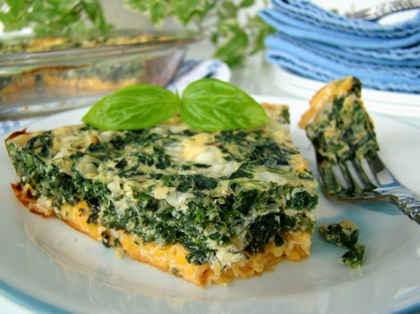Low Calorie Spinach Recipes
 Crustless Spinach Quiche Low Fat Recipe Food