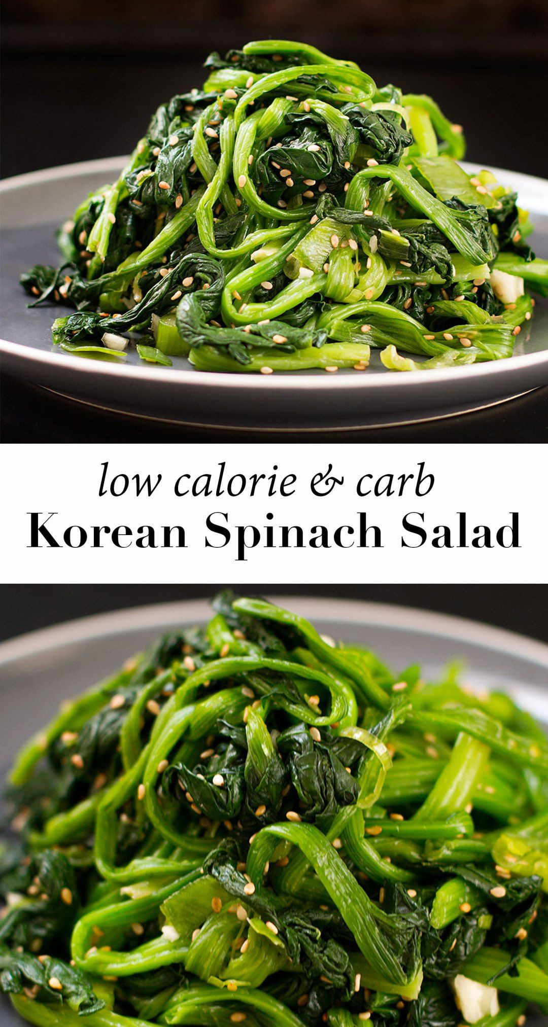 Low Calorie Spinach Recipes
 korean spinach salad recipe Tasty asian salad recipe with