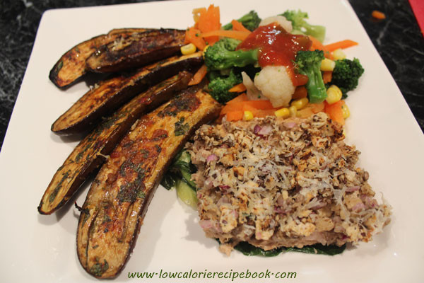 Low Calorie Tuna Recipes
 Roasted Eggplant & Tuna Crunch – 250 calories – Low