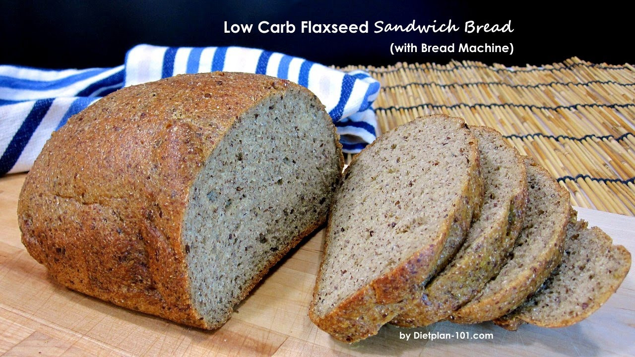 Low Carb Bread Recipes For Bread Machine
 Low Carb Flaxseed Sandwich Bread with Bread Machine