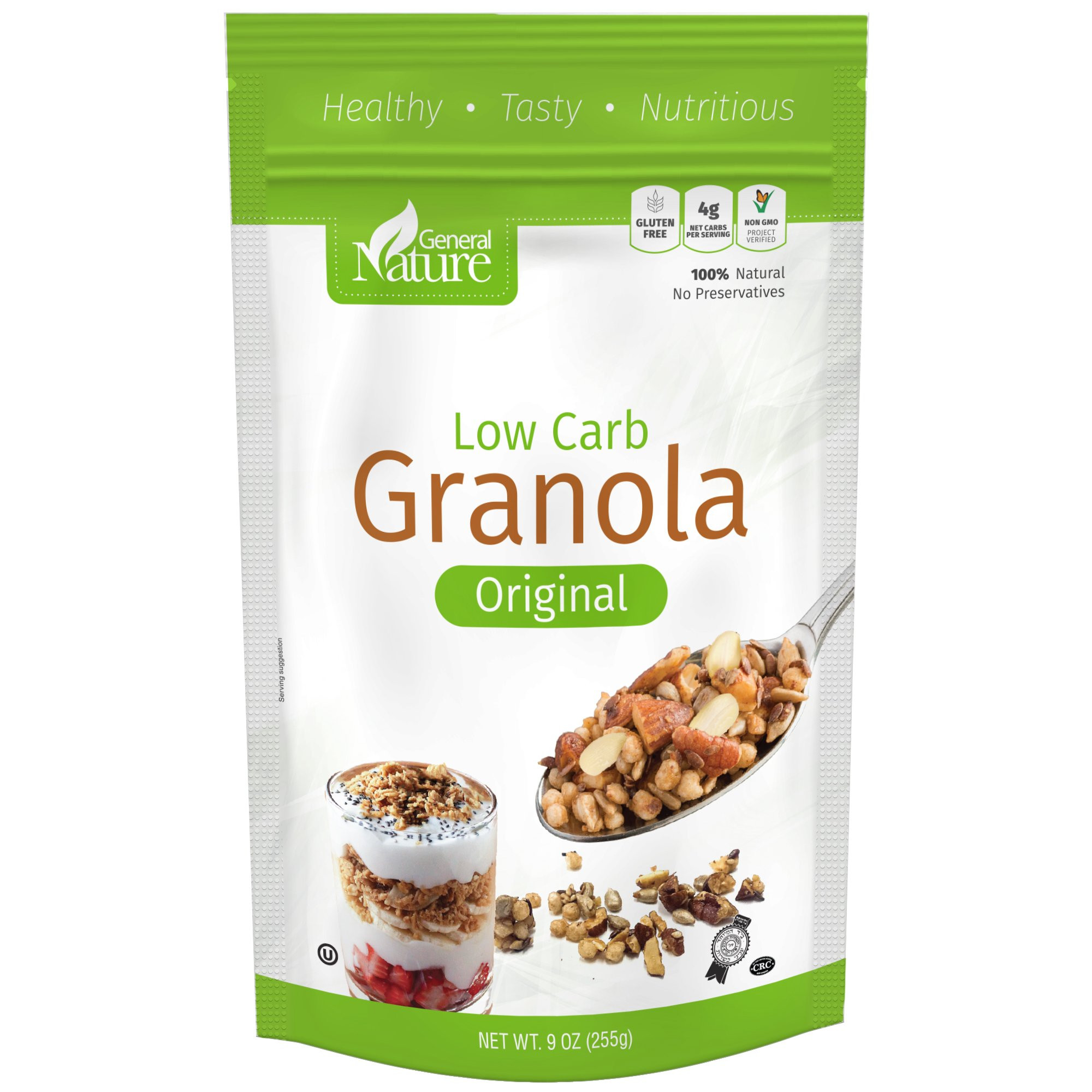 Low Carb Crackers Brands
 Low Carb Granola Cereal Mix Toasted Coconut & Almond
