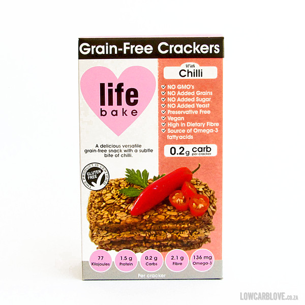 Low Carb Crackers Brands
 Grain Free Crackers with Chilli 200g