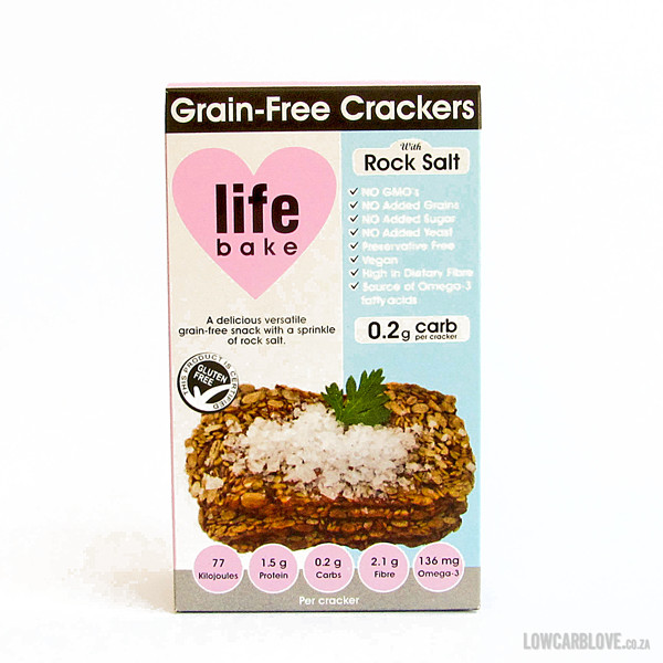 Low Carb Crackers Brands
 Grain Free Crackers with Rock Salt 200g