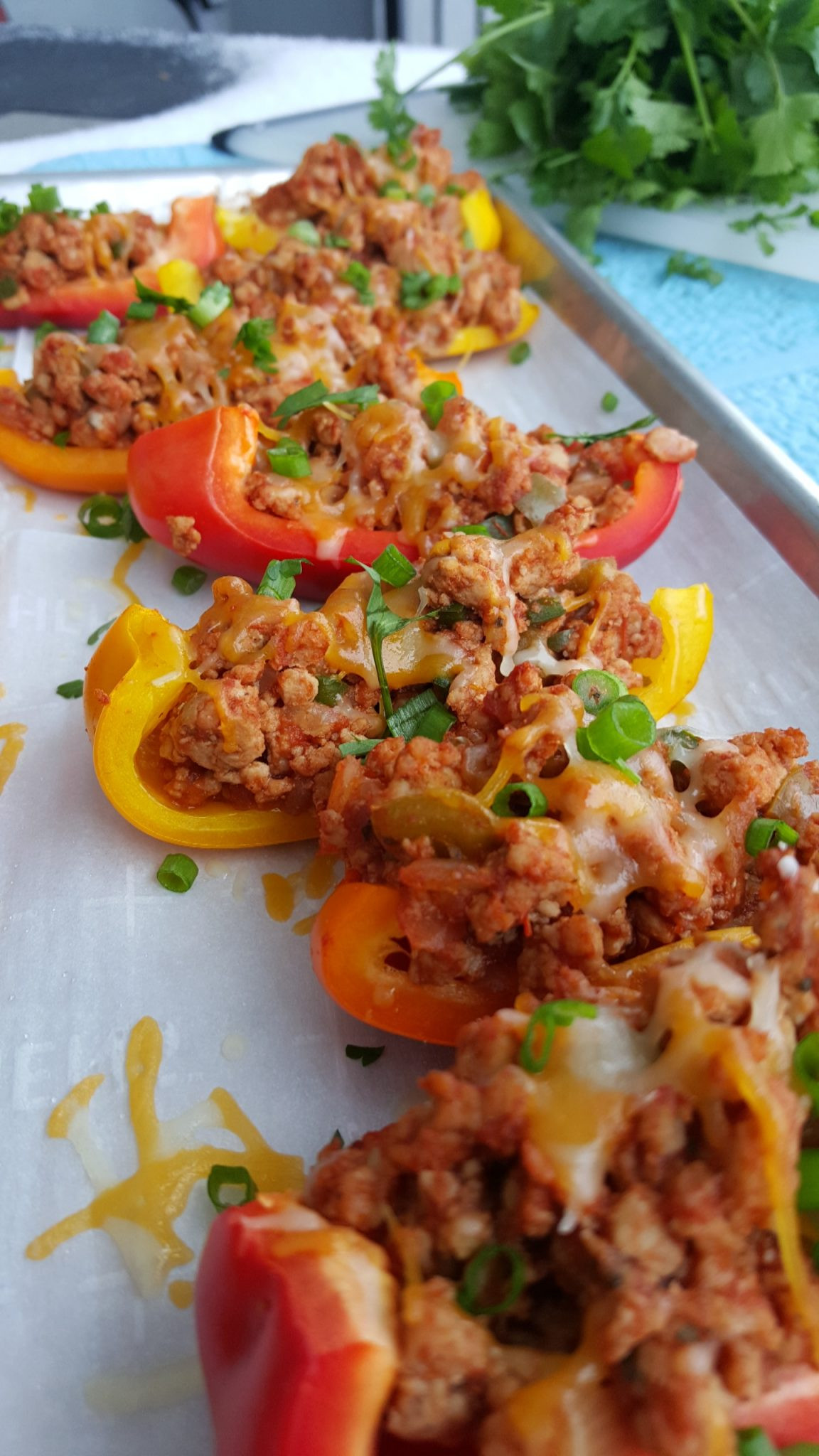 Low Carb Nachos
 Low Carb Bell Pepper Nachos are a Fun Clean Eating Snack