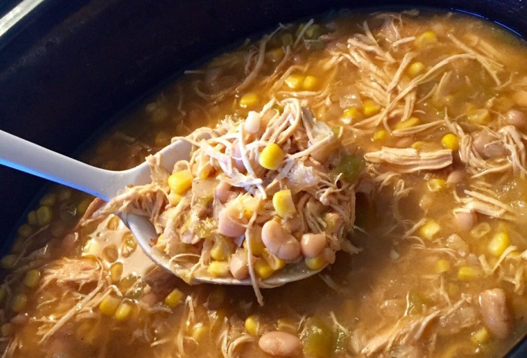 Low Fat Chicken Crockpot Recipes
 Healthy Crockpot White Chicken Chili Further Food