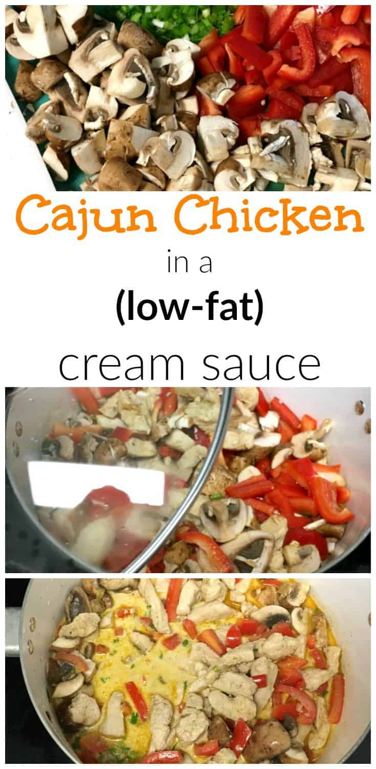Low Fat Sauces For Chicken
 Cajun Chicken w a Low Fat Cream Sauce That Fit Fam