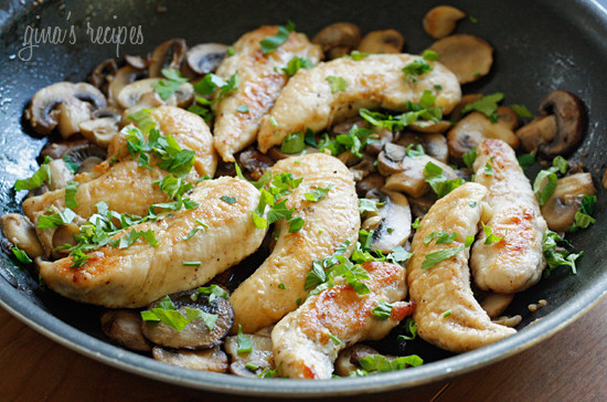 Low Fat Sauces For Chicken
 Chicken and Mushrooms in a Garlic White Wine Sauce