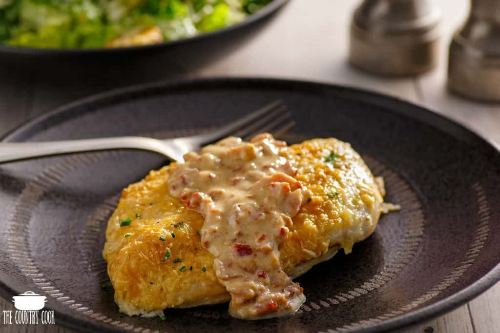 Low Fat Sauces For Chicken
 Low Carb Parmesan Chicken with Creamy Bacon Sauce