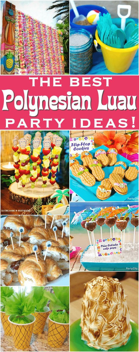 Luau Party Food Ideas For Adults
 The best Polynesian luau party ideas