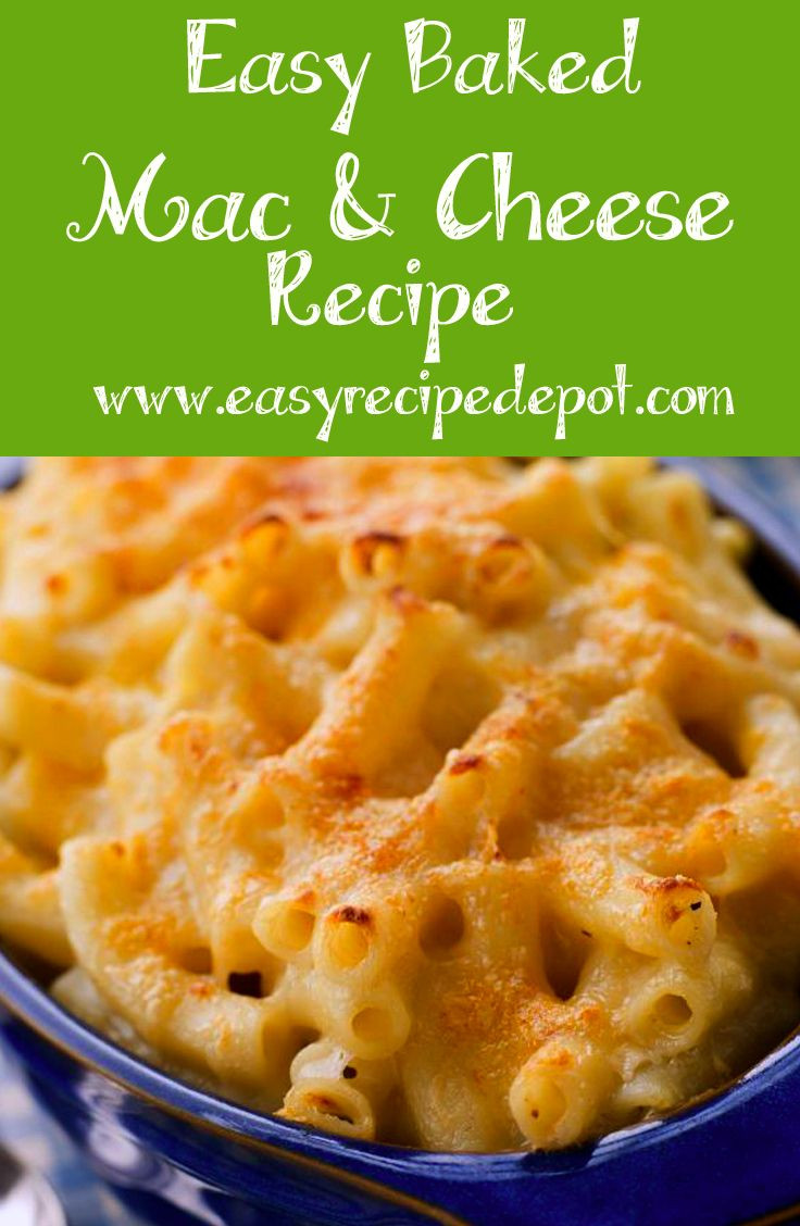 Macaroni And Cheese Baked Recipe Easy
 Easy Baked Macaroni and Cheese Recipe
