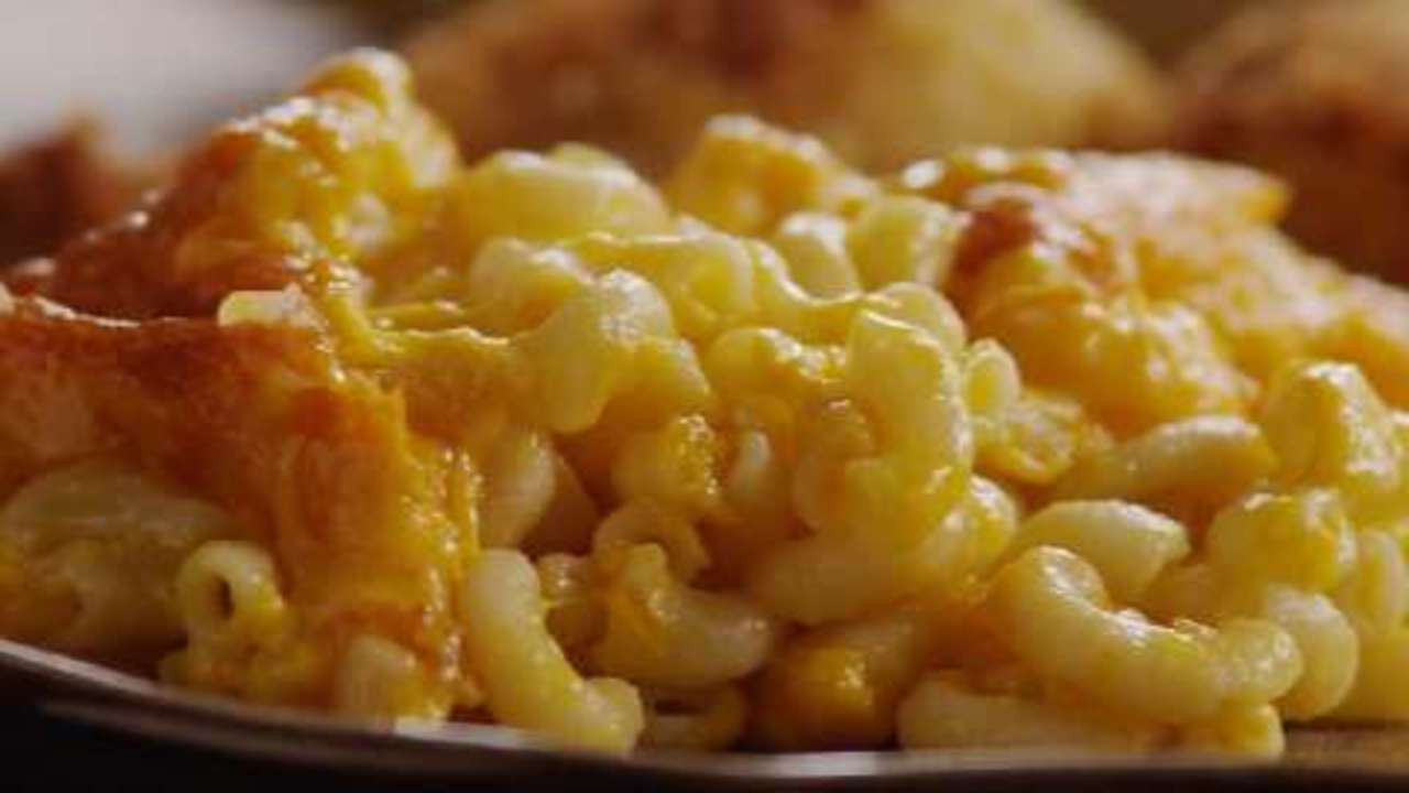 Macaroni And Cheese Homemade Baked
 Mom s Baked Macaroni and Cheese Video Allrecipes