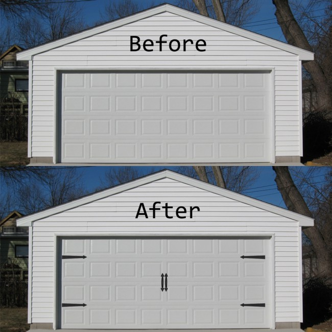 Magnetic Garage Door Accents
 Winsoon DIY Magnetic Decorative Garage Door Hardware 2