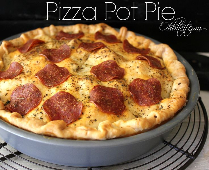 Main Dish Pie Recipes
 Pizza Pot Pie Main Dishes Pinterest