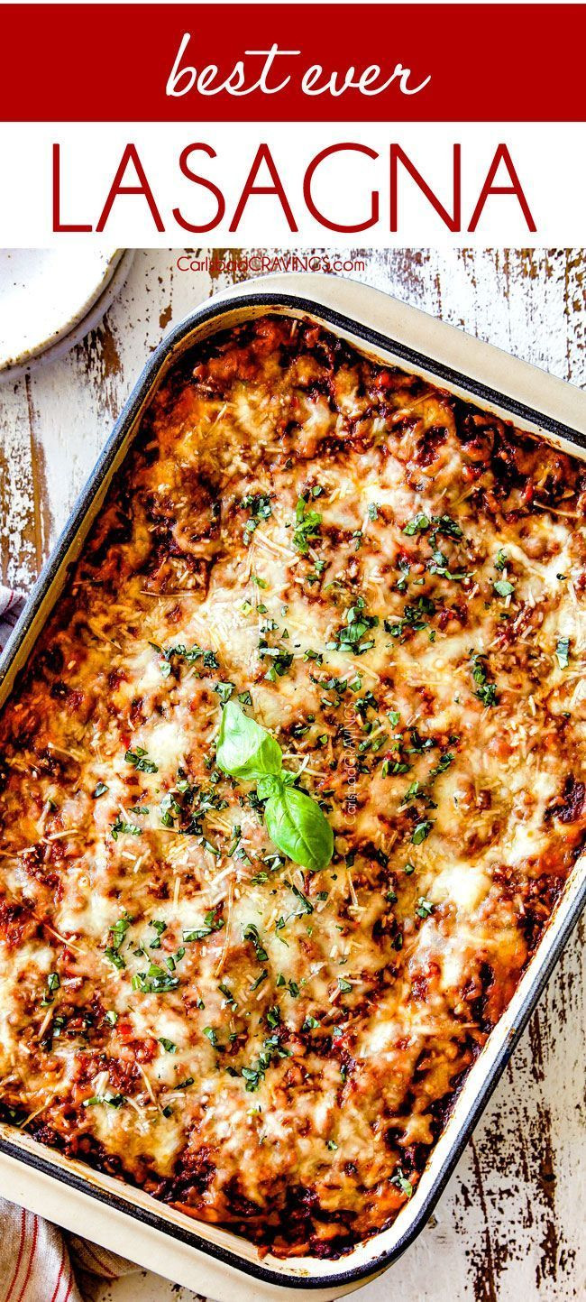 Make Lasagna Ahead Of Time
 The Best Lasagna Recipe ever I will never make another