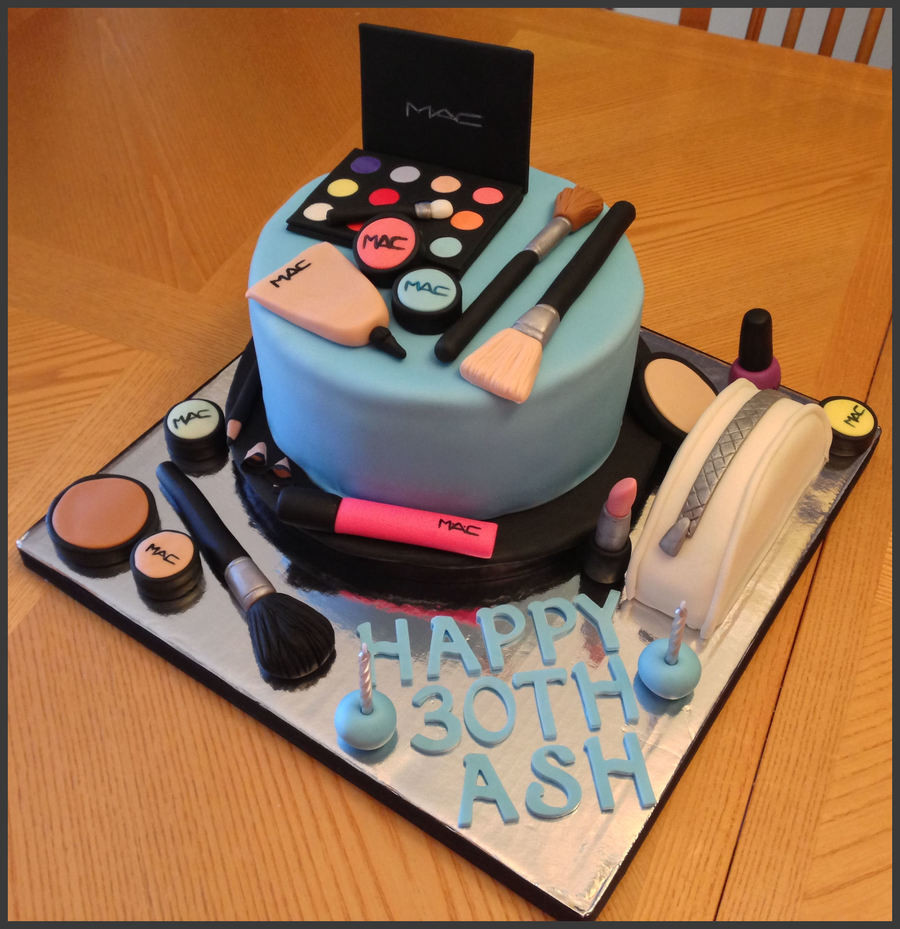 Makeup Birthday Cake
 Mac Makeup Cake CakeCentral
