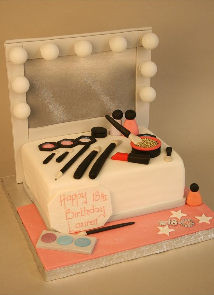 Makeup Birthday Cake
 The 25 best Makeup birthday cakes ideas on Pinterest