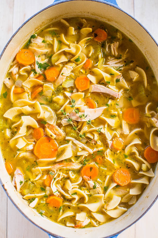 Making Chicken Noodle Soup
 Easy 30 Minute Homemade Chicken Noodle Soup Averie Cooks