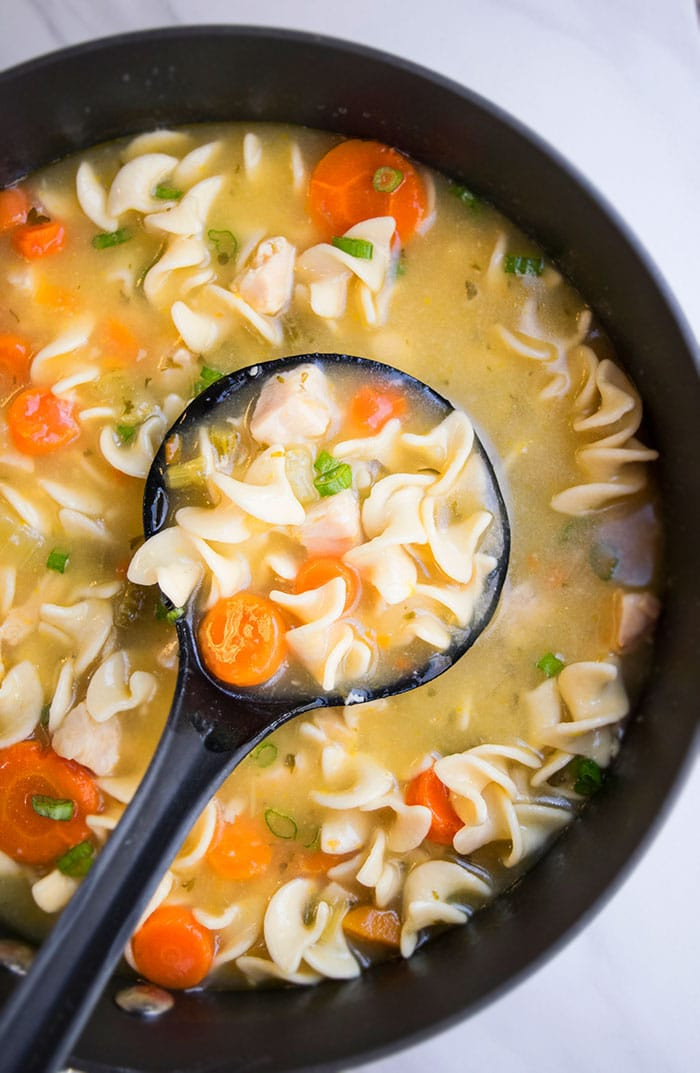 Making Chicken Noodle Soup
 Easy Homemade Chicken Noodle Soup e Pot