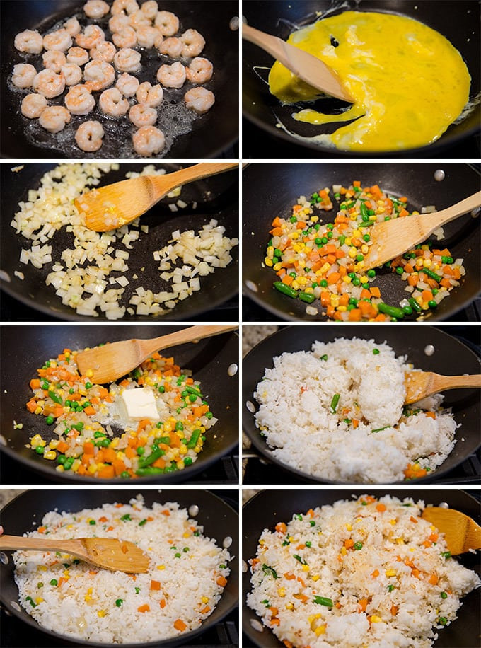 Making Fried Rice
 Shrimp Fried Rice Easy and Better Than Take Out