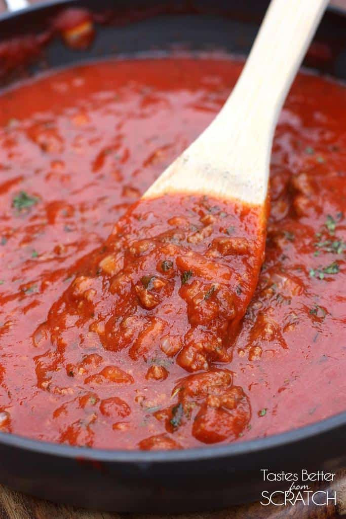 Making Spaghetti Sauce
 Homemade Spaghetti Sauce Tastes Better From Scratch