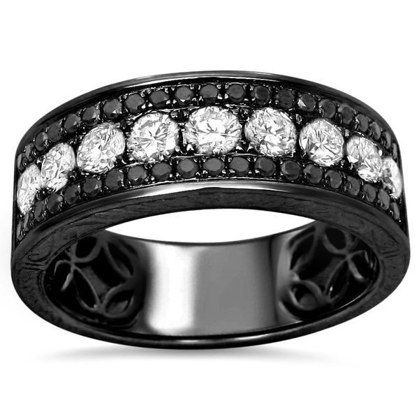 Male Wedding Bands With Diamonds
 Shop Noori 14k Black Gold Men s 1 2 5ct TDW White and