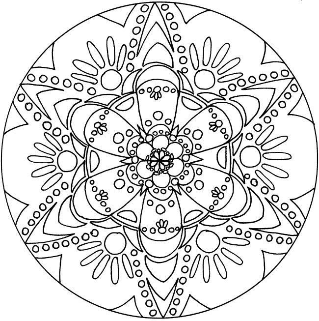 Mandala Coloring Pages Free Printable
 Free Printable Spiritual Mandala Coloring