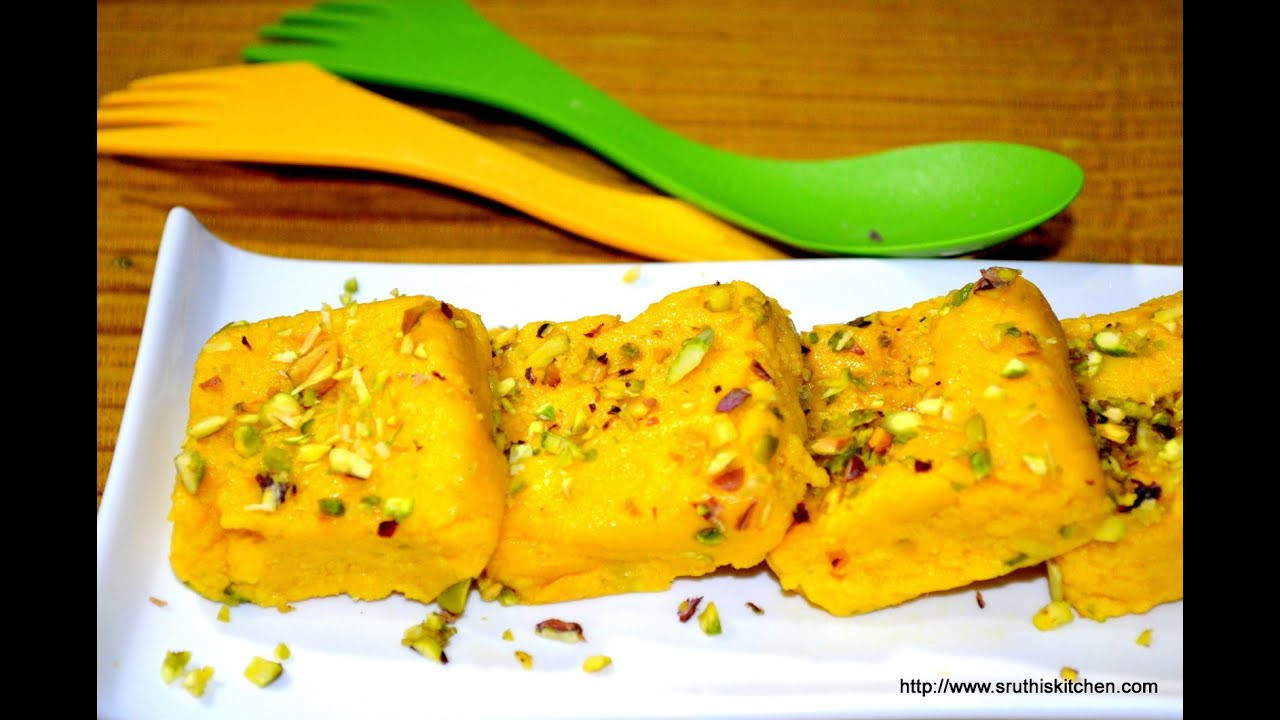 Mango Recipes Indian
 Mango Kalakand Easy Indian Dessert Recipe