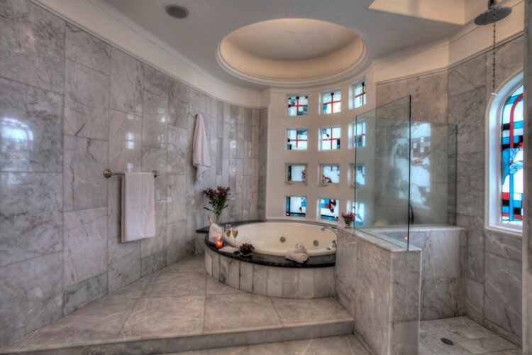 Mansion Master Bathroom
 La Mansion Oceanfront Luxury Villa in Puerto Vallarta