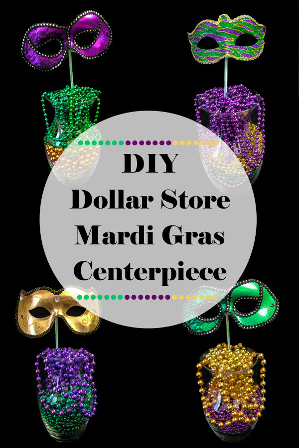 Mardi Gras Decorations DIY
 DIY Dollar Store Mardi Gras Centerpiece Pure Costumes Blog