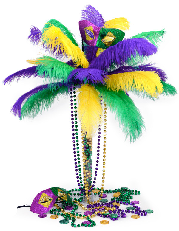Mardi Gras Decorations DIY
 Party Ideas by Mardi Gras Outlet DIY Mardi Gras Feather