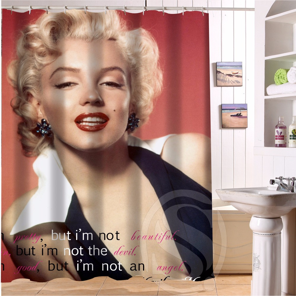 Marilyn Monroe Bathroom Decor
 H P 15 Fashion Design marilyn monroe 8 Custom Shower