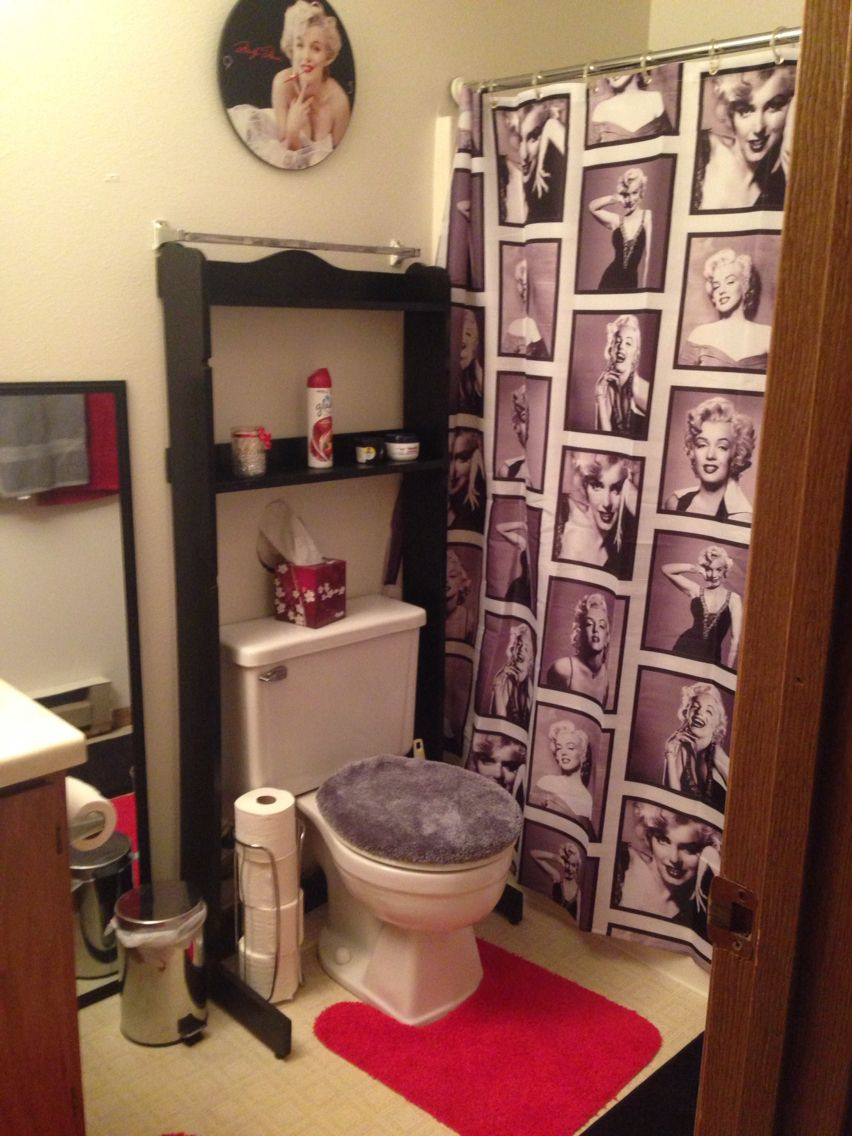 Marilyn Monroe Bathroom Decor
 Marilyn Monroe themed bathroom ️ in 2019