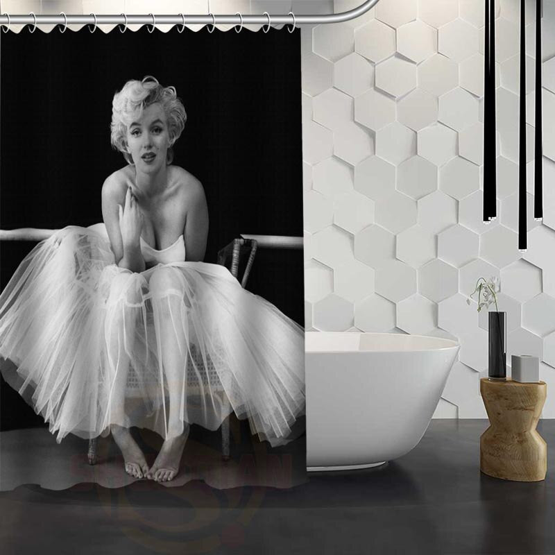 Marilyn Monroe Bathroom Decor
 marilyn monroe Shower Curtain Pattern Customized Shower