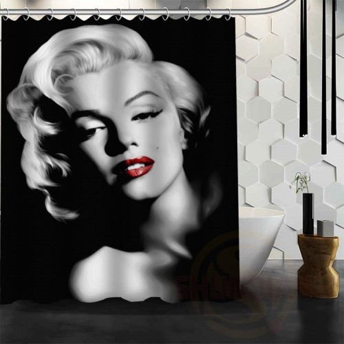 Marilyn Monroe Bathroom Decor
 Marilyn Monroe Waterproof Fabric Shower Curtain Bath