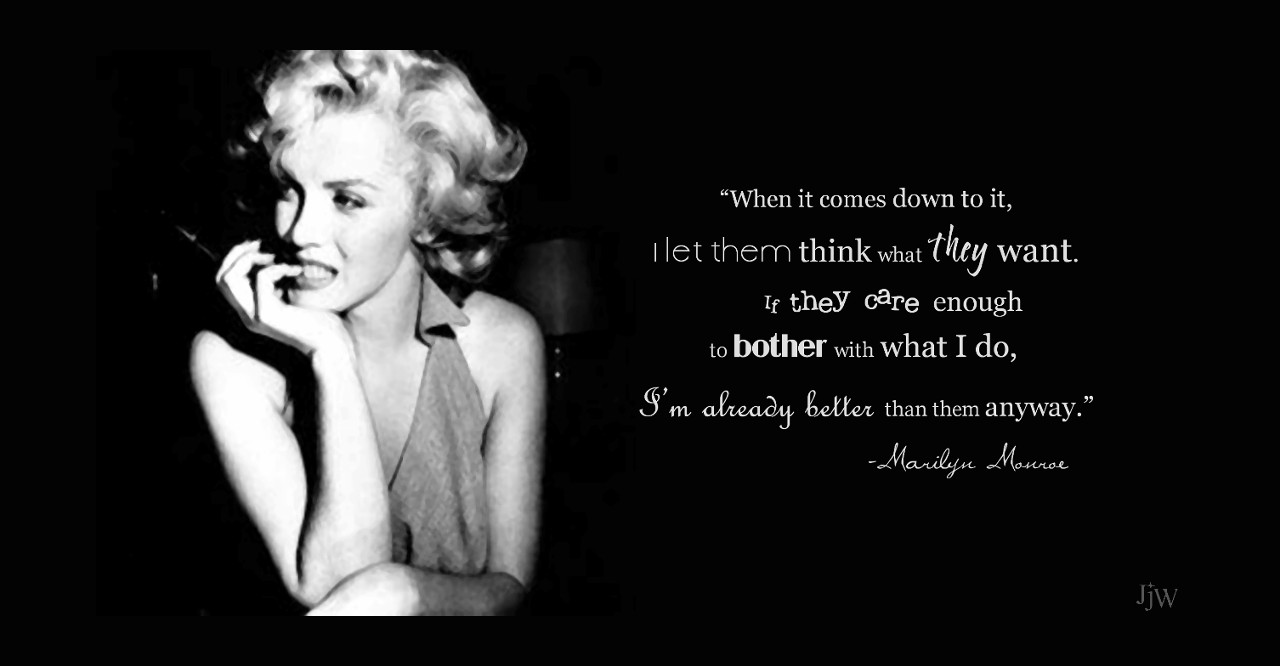 Marilyn Monroe Quote About Life
 Marilyn Monroe Quotes Wallpaper QuotesGram