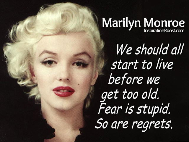 Marilyn Monroe Quote About Life
 Marilyn Monroe Quotes About Life QuotesGram