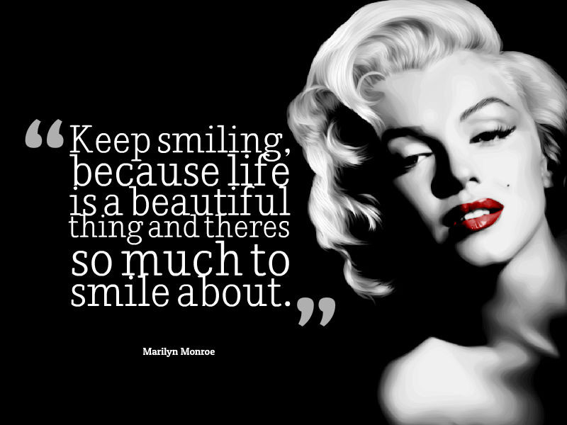 Marilyn Monroe Quote About Life
 30 Beautiful Marilyn Monroe Quotes on Love & Life