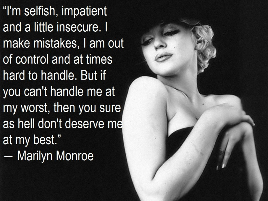 Marilyn Monroe Quote About Life
 40 FAMOUS CELEBRITY QUOTES TO BE INSPIRED FROM